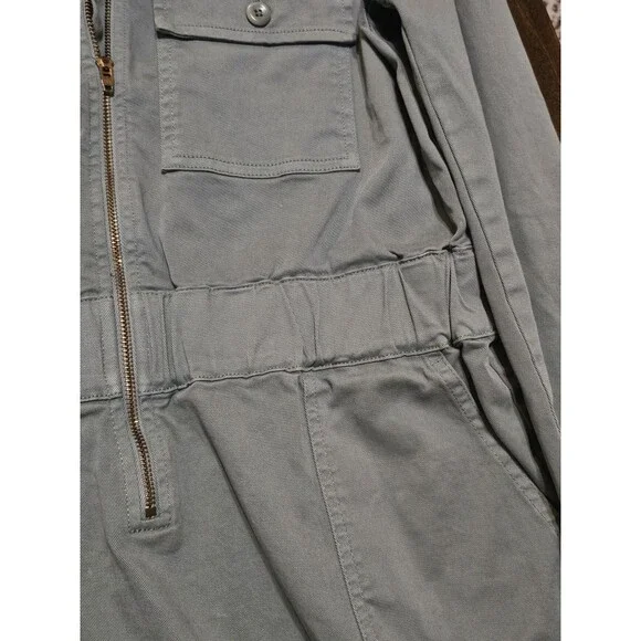 J. Crew Dress  Womens  Zip Front Chino 8  Long Sleeve Gree Granolagirl Academia - Picture 6 of 16